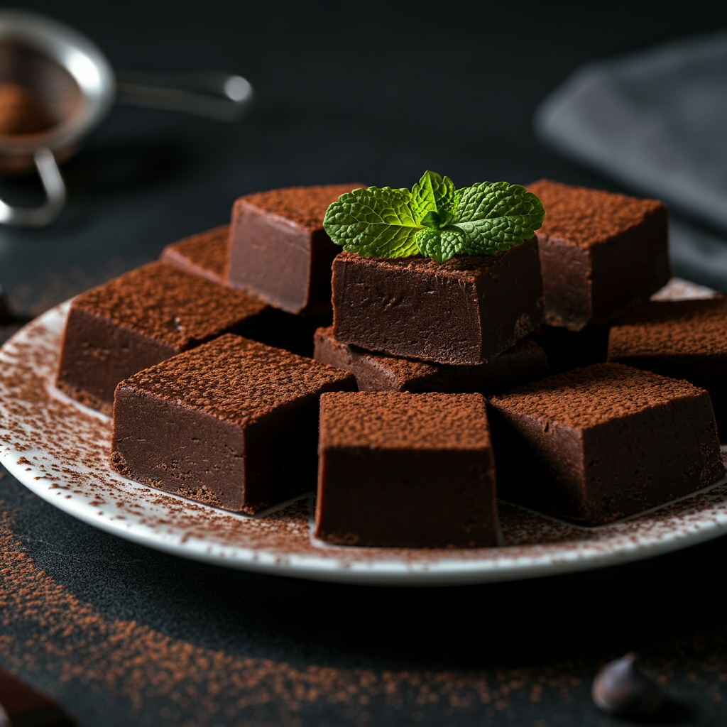 Rich Chocolate Fudge That Melts in Your Mouth
