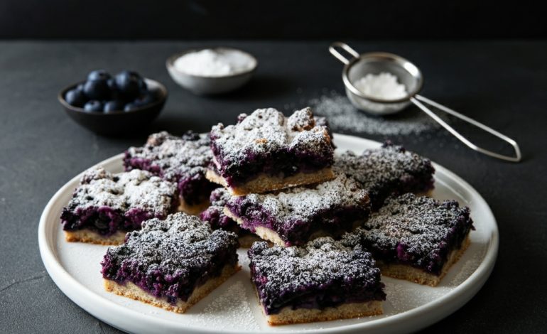 Irresistible Blueberry Crumble Bars Recipe