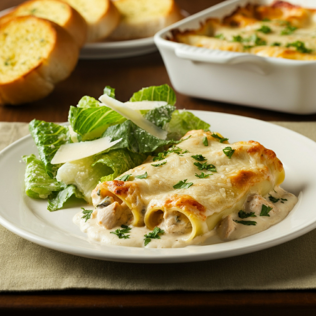 Chicken Alfredo Lasagna Rolls: A Creamy Comfort Food Dream