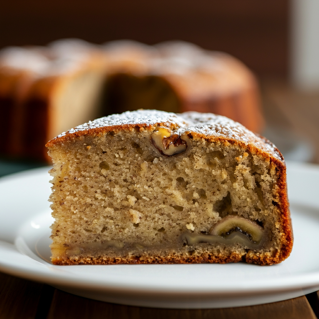 The Perfect Banana Walnut Cake Recipe (Moist Every Time!)
