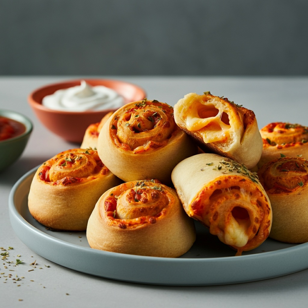 Irresistible Chilli Chicken Pizza Rolls Recipe